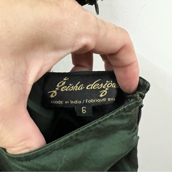 Geisha Designs x Anthropologie Cut Out Tiered Color Block Dress - Picture 9 of 14